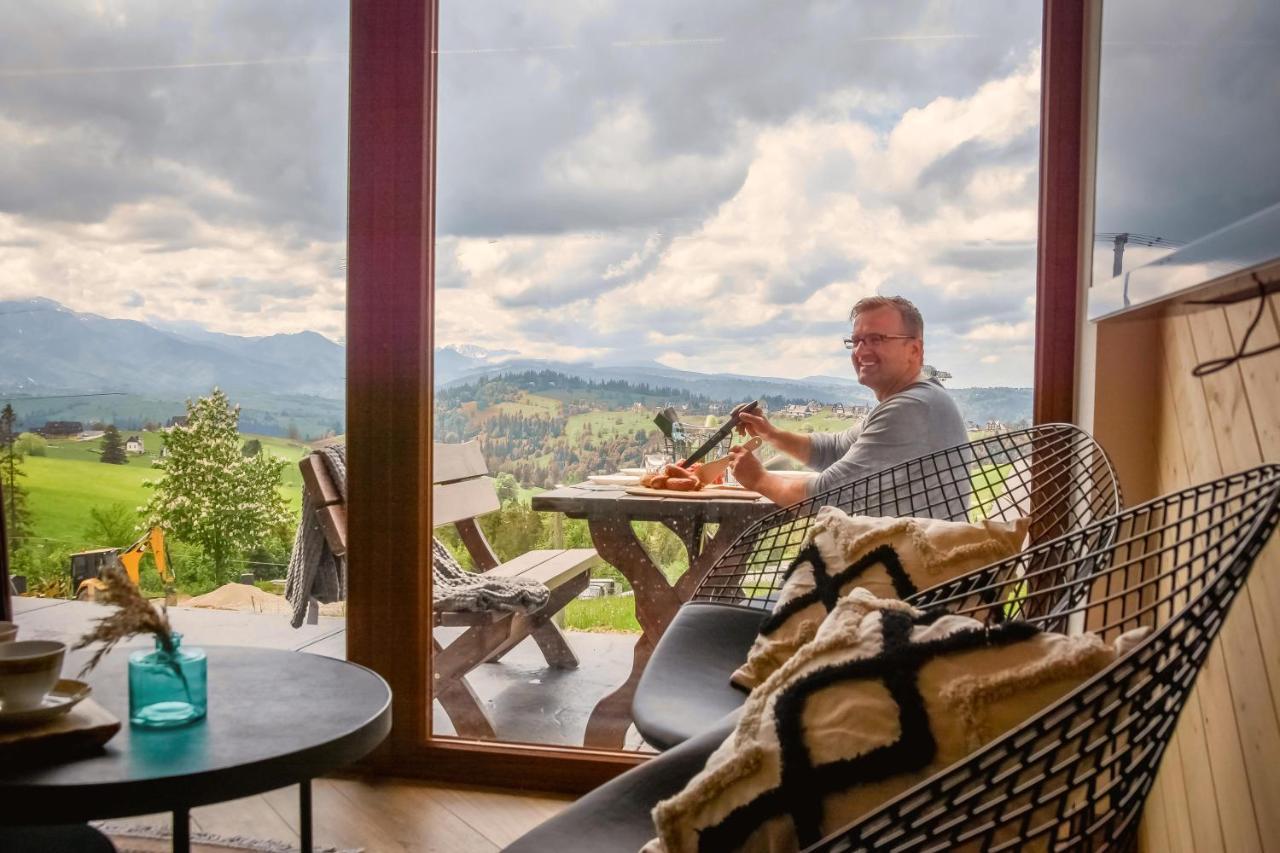 Gliczarów Domki Widokowelove Z Widokiem Na Panorame Tatr - Mountain View מראה חיצוני תמונה